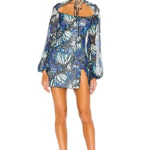 COPY - Kim Shui Butterfly print mini dress